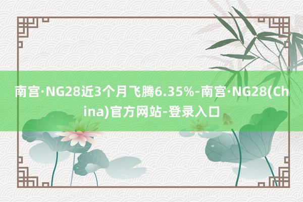 南宫·NG28近3个月飞腾6.35%-南宫·NG28(China)官方网站-登录入口