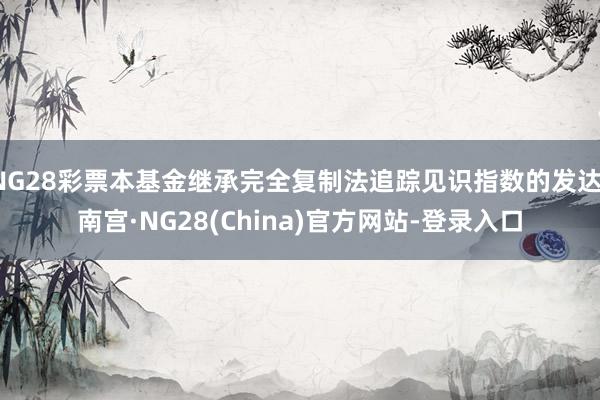 NG28彩票本基金继承完全复制法追踪见识指数的发达-南宫·NG28(China)官方网站-登录入口